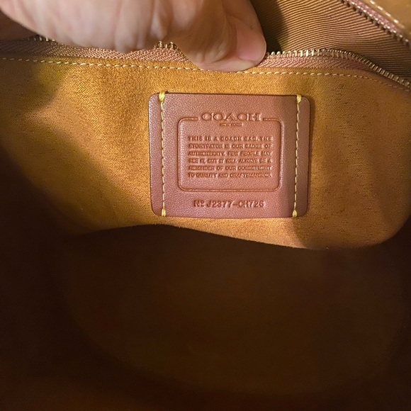 Coach Dakota Bucket Bag in Saddle - Picture 7 of 8